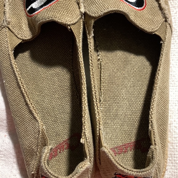 UGA GA Bulldogs Embroidered Logo Slip On Espadrilles - Picture 7 of 10